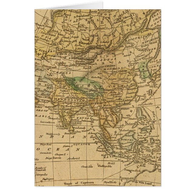 Asia Map von Worcester (Vorne)