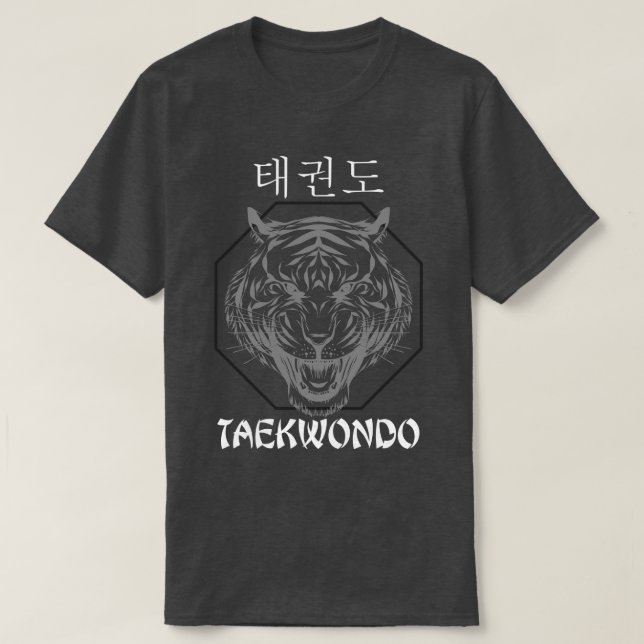 Asia Sport Tiger Martial Arts Taekwondo T-Shirt (Design vorne)
