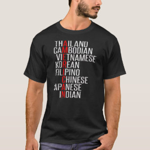 Asian American Pride We Are All Americans T-Shirt