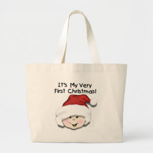 Asian Baby First Christmas Toag Jumbo Stoffbeutel