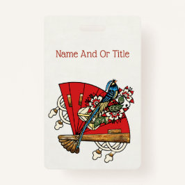 Asian Bird Deko Ausweis