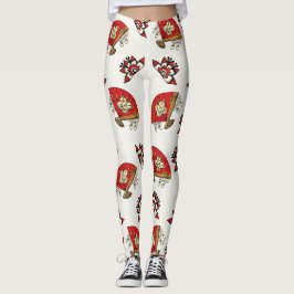 Asian Bird Deko Leggings