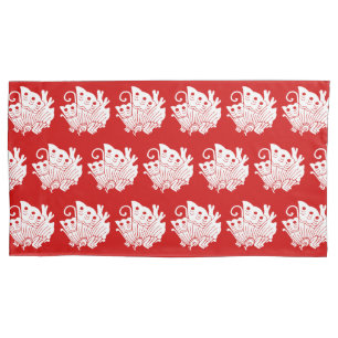 Asian Butterfly Japanese Kamon Design Kissenbezug
