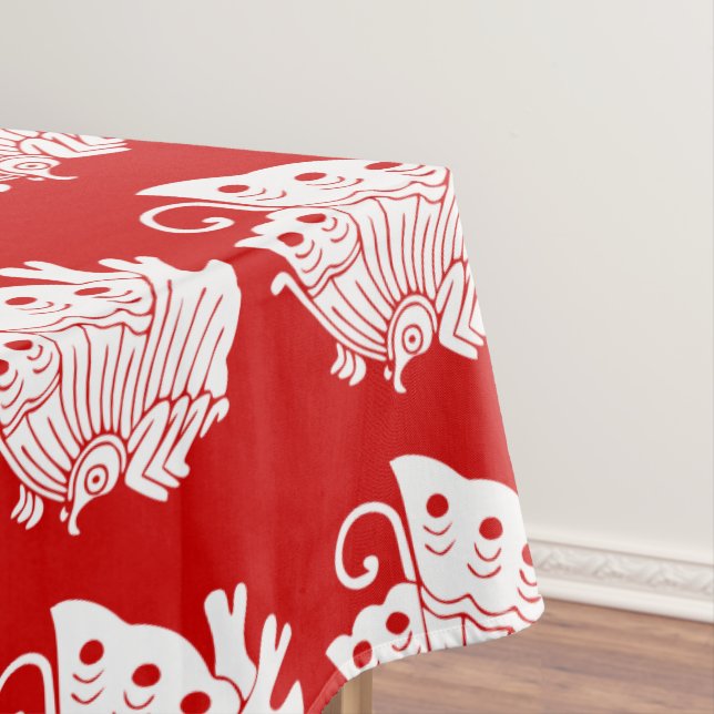 Asian Butterfly Japanese Kamon Design Tischdecke (Beispiel)