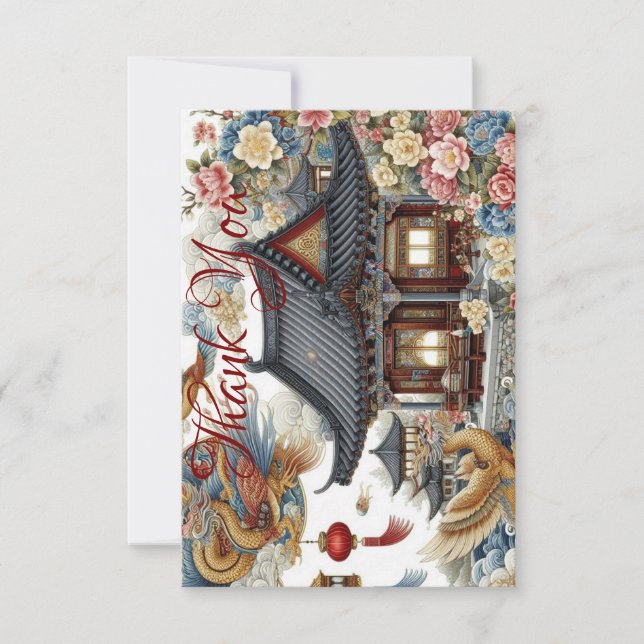 Asian Dankeskarte (Vorderseite)