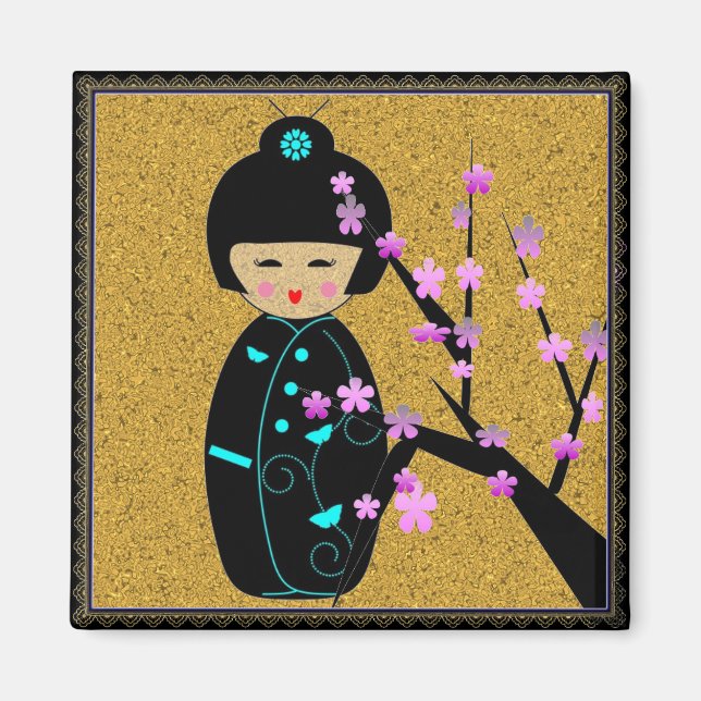 Asian Dolls Magnet (Vorne)