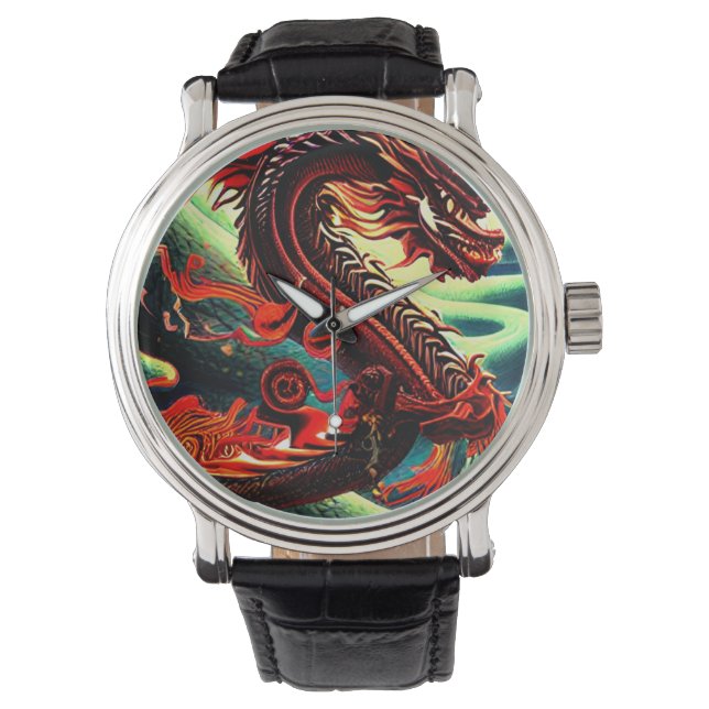 ASIAN DRAGON FLASCHE COOLER ARMBANDUHR (Vorderseite)