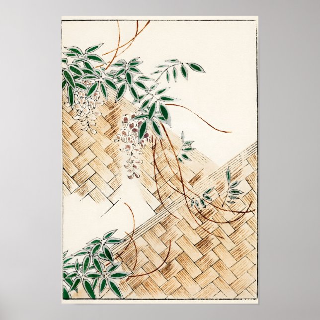 Asian Flower Poster (Vorne)