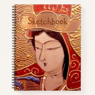 Asian Geisha Sketchbook Notizbuch