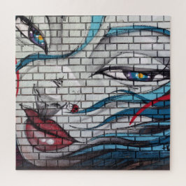 Asian Girl Graffiti Puzzle