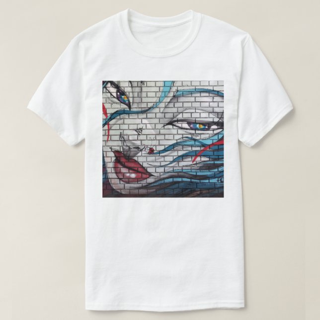 Asian Girl Graffiti T-Shirt (Design vorne)