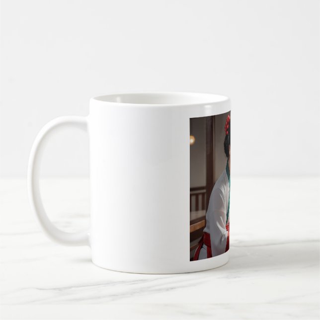 (Asian Girl VII) Klassische Tasse, 11 oz Kaffeetasse (Links)