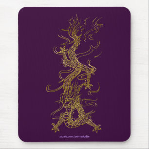 ASIAN Gold Dragon Collection Mousepad