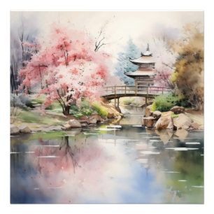 Asian Graden Spring Fotodruck
