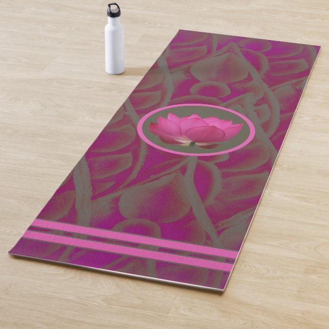 Asian Lotus Design Yoga Mat Yogamatte (Beispiel)