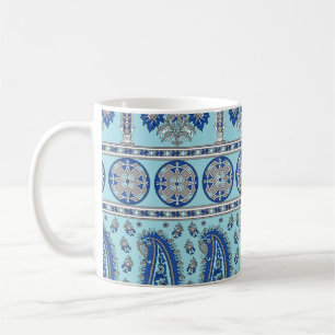 Asian Paisley Border: Traditionelles Design. Kaffeetasse
