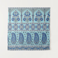 Asian Paisley Border: Traditionelles Design.