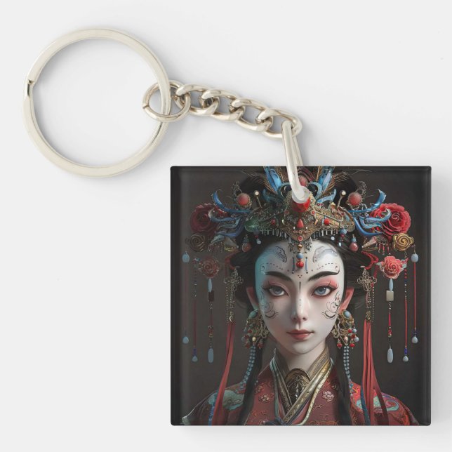 Asian Succubus Schlüsselanhänger (Vorderseite)