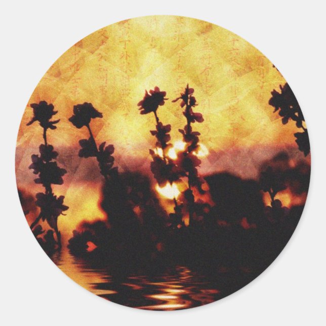 asianautische Aufkleber (Vorderseite)