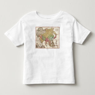 AsiaPanoramic MapAsia 6 Kleinkind T-shirt