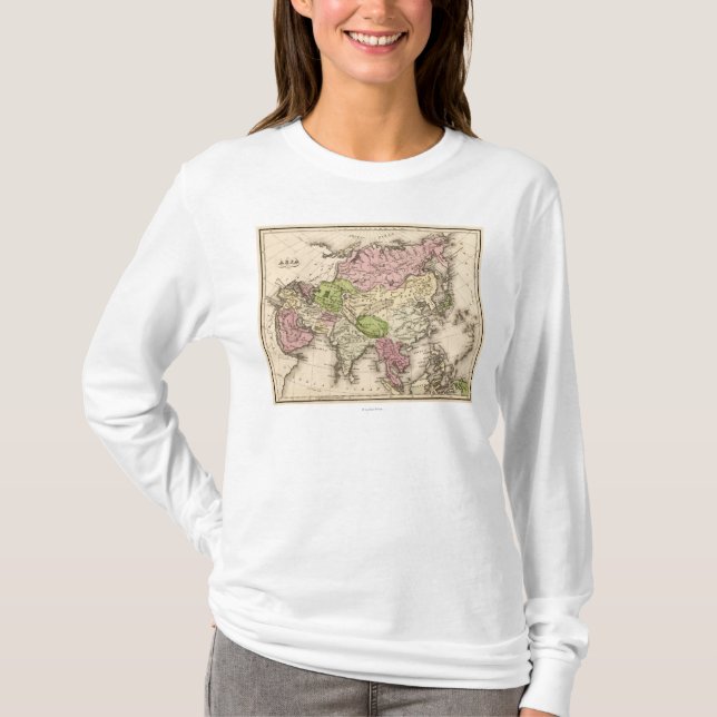 AsiaPanoramic MapAsia 8 T-Shirt (Vorderseite)