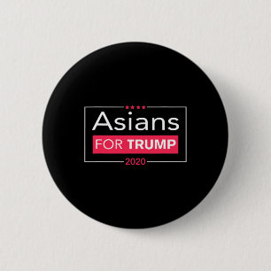 Asiaten Für Trump Republikanische Patriotische Ame Button