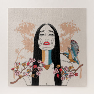 Asiatin Boho Puzzle