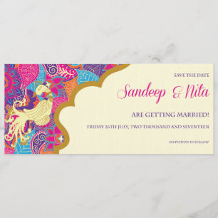 Asiatisch - Hochzeit - Henna - Save the Date