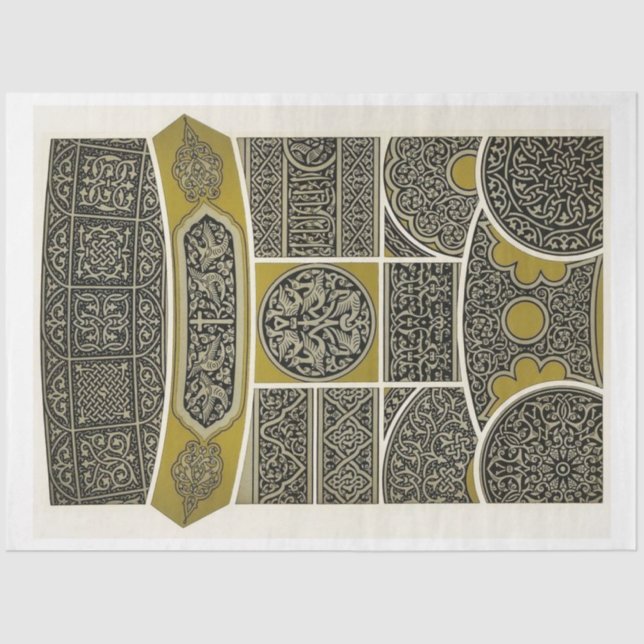 Asiatisch inspiriert Musterdecoupage Seidenpapier (Vorderseite)