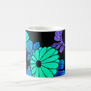 Asiatisch-Inspirierte Blumenkaffee-Tasse Tasse