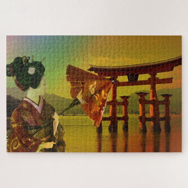 Asiatisch Puzzle (Horizontal)