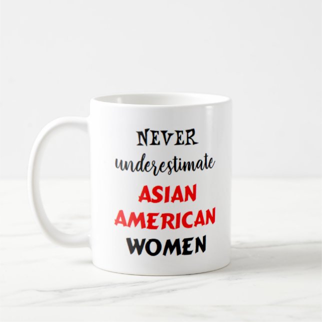 asiatische Amerikanerinnen Kaffeetasse (Links)