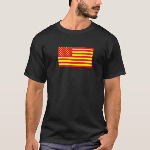 Asiatische Amerikanische Flagge T-Shirt