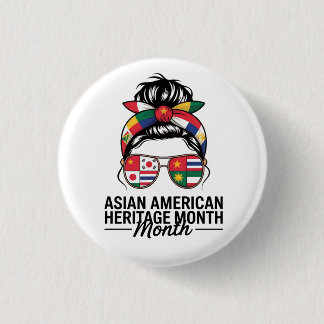 asiatische amerikanische und pazifische Inselbewoh Button
