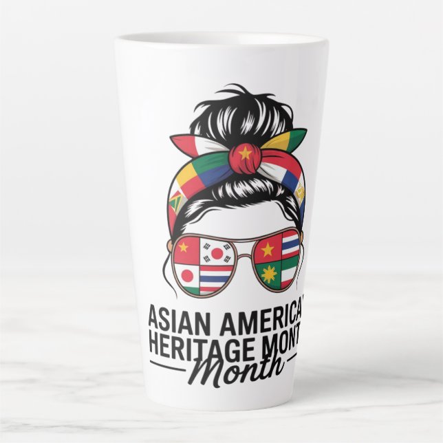 asiatische amerikanische und pazifische Inselbewoh Milchtasse (Vorderseite)