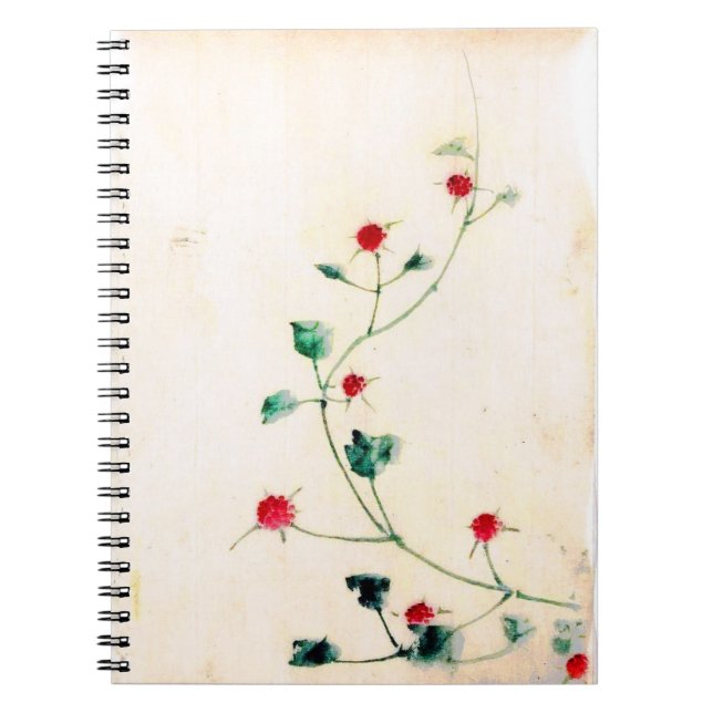 Asiatische Blume Notizblock (Vorderseite)