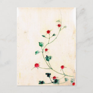 Asiatische Blume Postkarte