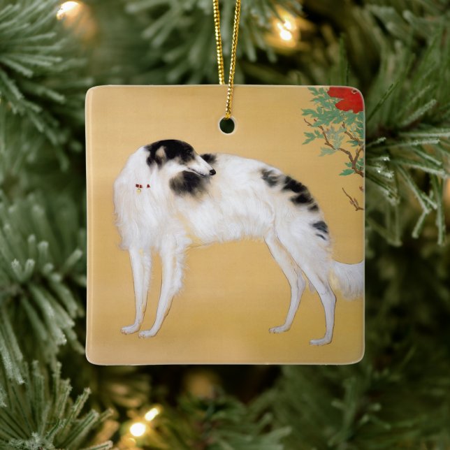 Asiatische Borzoi Weihnachtsschmuck (Baum)
