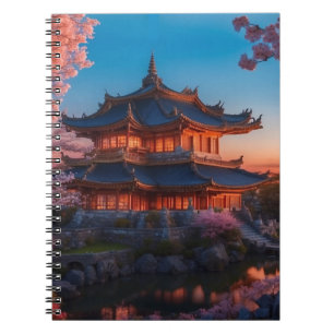 Asiatische Burg Wilhelm Tell Notizblock