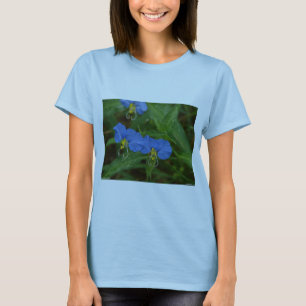 Asiatische Dayflower Blue Wildblume Apparel & Gift T-Shirt