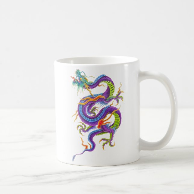 asiatische Drache-Tasse Tasse (Rechts)