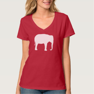 Asiatische Elefant-Silhouette T-Shirt
