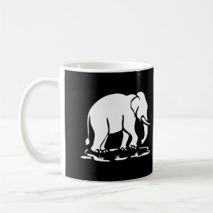 Asiatische Elefanten voraus Thai-Elefanten-Trekkin Tasse