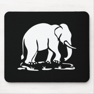 Asiatische Elefanten Voraus Thai Elephant Trekking Mousepad