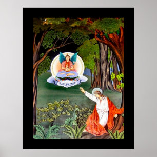 Asiatische Jesus-Kunst Nouveau Poster