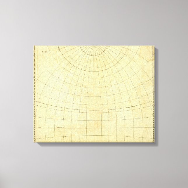 Asiatische Kontur Leinwanddruck (Vorderseite)