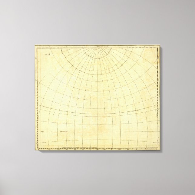 Asiatische Kontur Leinwanddruck (Vorderseite)