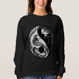 Asiatische Kultur Hand Gezeichnet Tiere Snack und  Sweatshirt