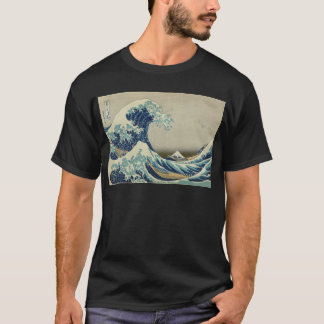 Asiatische Kunst - die große Welle weg von T-Shirt
