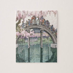 Asiatische Kunst Vintage Orientalischer Klassiker Puzzle